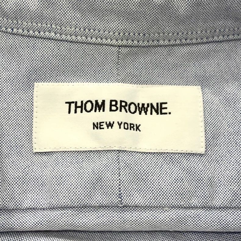 Thom Browne Thom Browne Long Sleeve Button Up Shirt - dmc Size US S / EU 44-46 / 1 - 5 Thumbnail