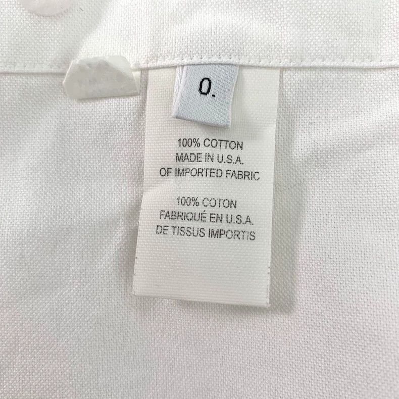 Thom Browne Thom Browne White Oxford Shirt with Pocket - dmc Size US XS / EU 42 / 0 - 7 Thumbnail