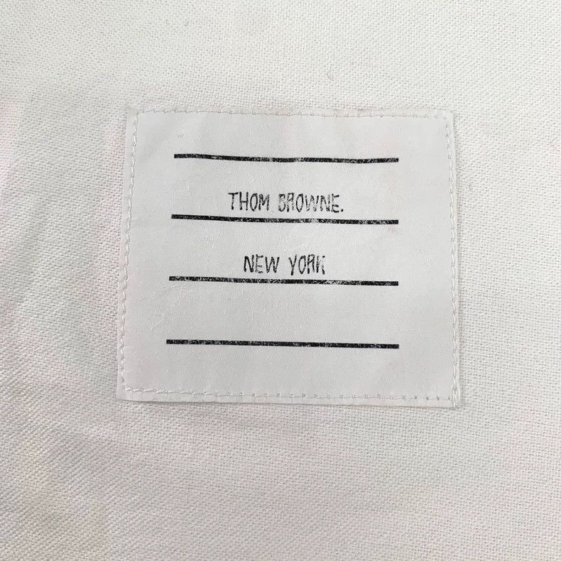 Thom Browne Thom Browne White Oxford Shirt with Pocket - dmc Size US XS / EU 42 / 0 - 5 Thumbnail