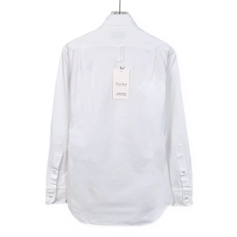 Thom Browne Thom Browne White Oxford Shirt with Pocket - dmc Size US XS / EU 42 / 0 - 2 Thumbnail