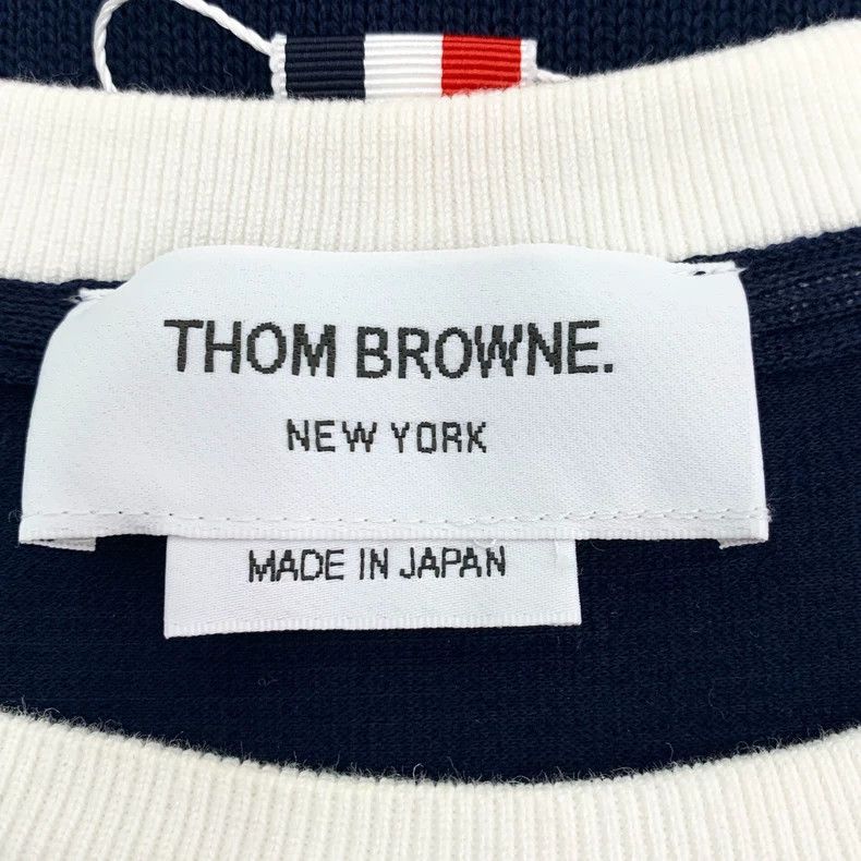 Thom Browne Thom Browne Long Sleeve Color Block Sweatshirt - dmc Size US S / EU 44-46 / 1 - 6 Thumbnail