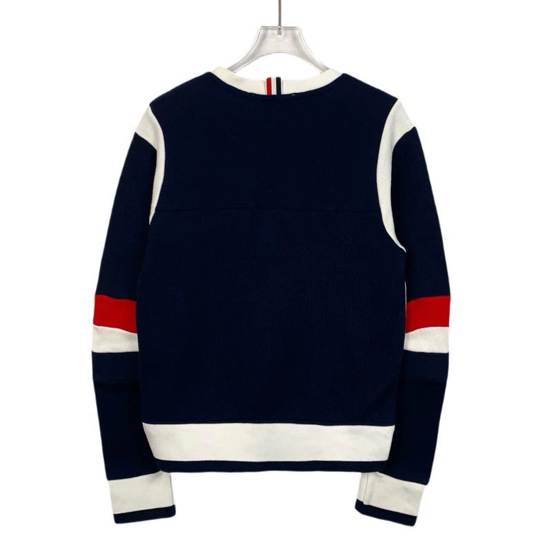 Thom Browne Thom Browne Long Sleeve Color Block Sweatshirt - dmc Size US S / EU 44-46 / 1 - 2 Thumbnail