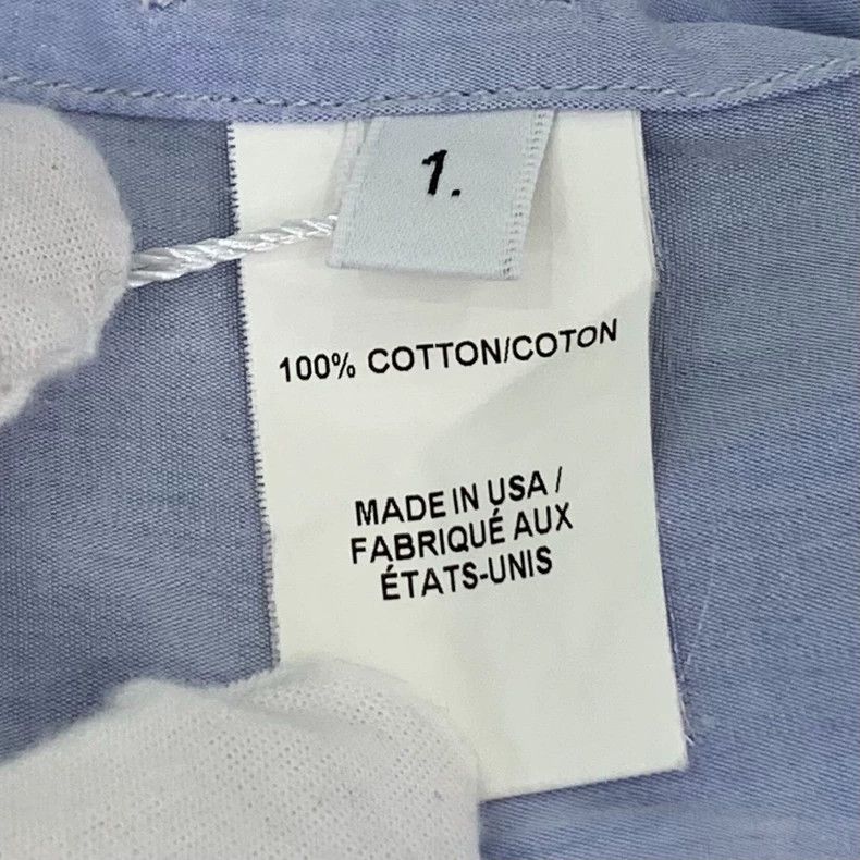 Thom Browne Thom Browne Light Blue Cotton Long Sleeve Shirt - dmc Size US S / EU 44-46 / 1 - 7 Thumbnail