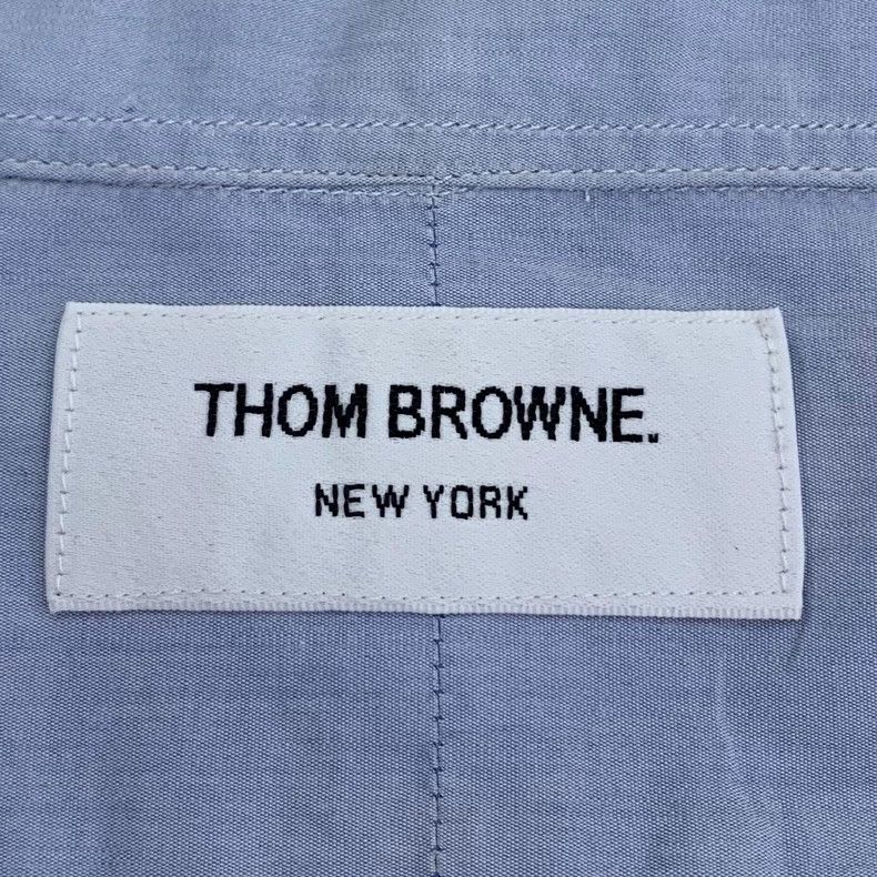 Thom Browne Thom Browne Light Blue Cotton Long Sleeve Shirt - dmc Size US S / EU 44-46 / 1 - 6 Thumbnail
