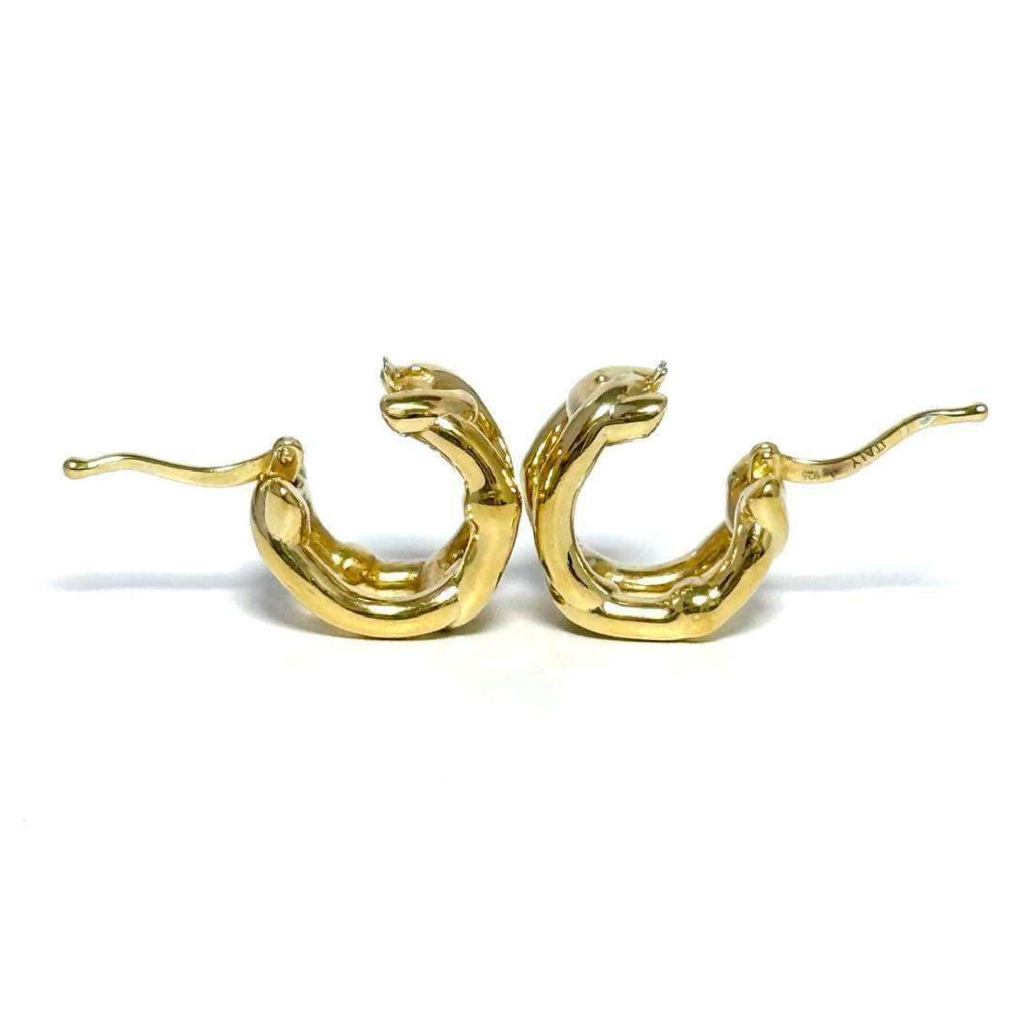 Bottega Veneta Bottega Veneta Men's Hoop Earrings in Silver 925 Size ONE SIZE - 5 Thumbnail