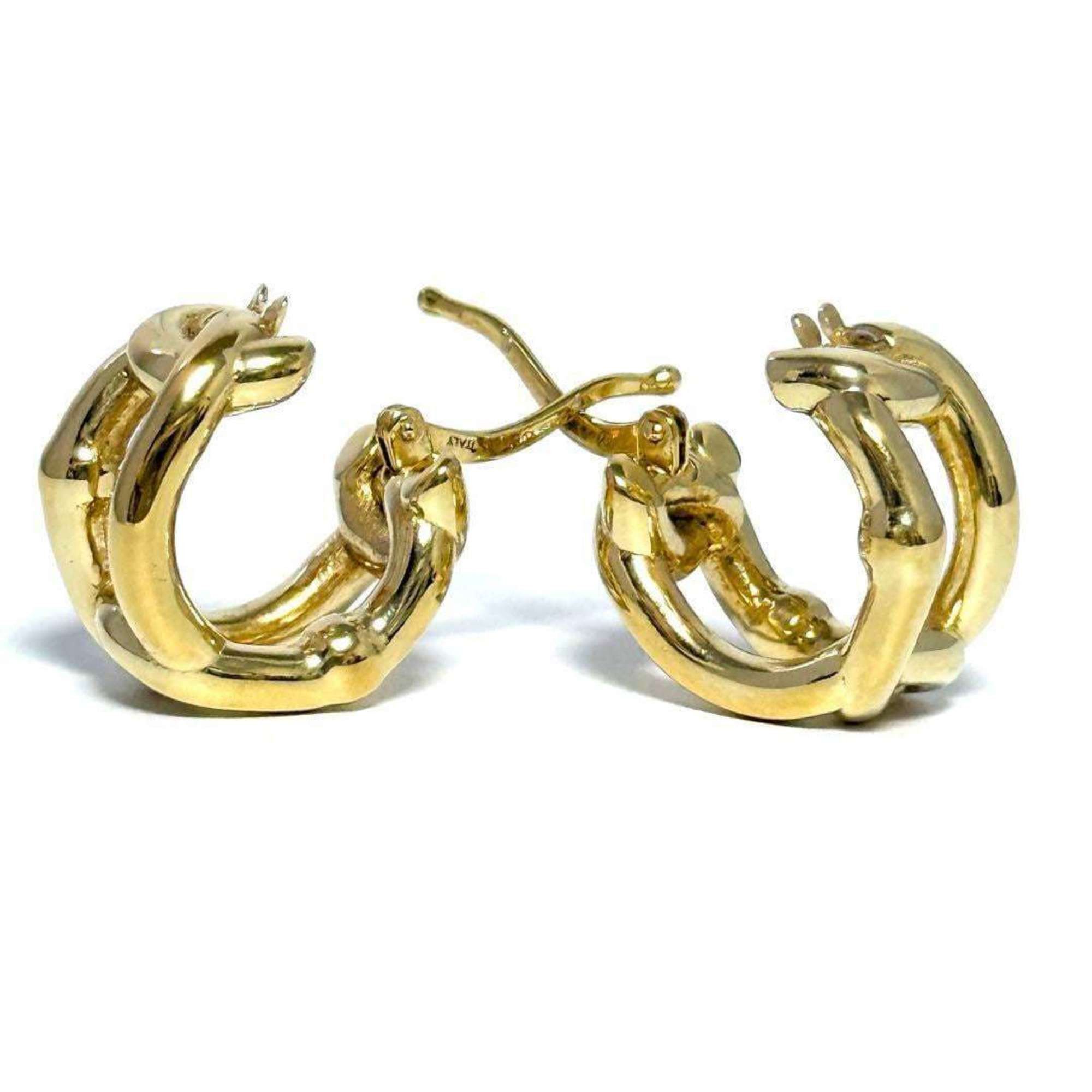 Bottega Veneta Bottega Veneta Men's Hoop Earrings in Silver 925 Size ONE SIZE - 4 Thumbnail