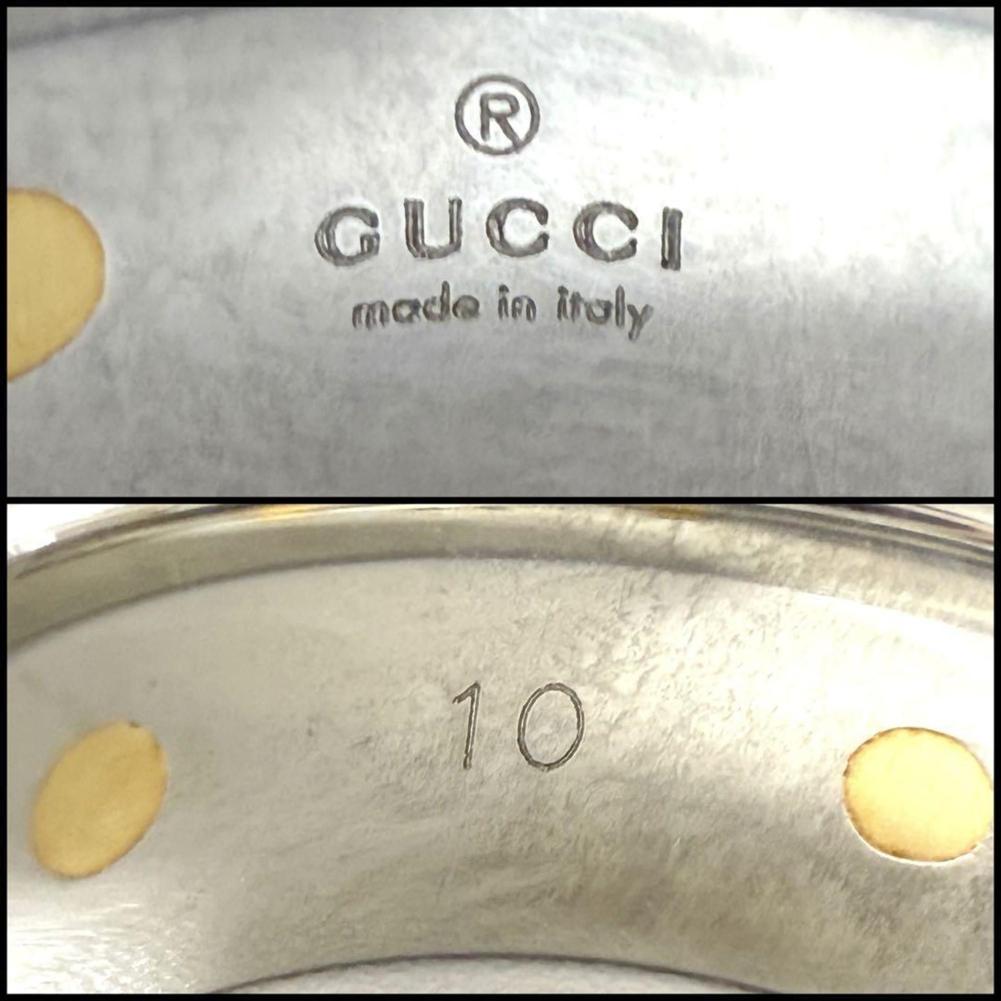 Gucci Gucci men's and women's combination wide ring Size ONE SIZE - 9 Thumbnail