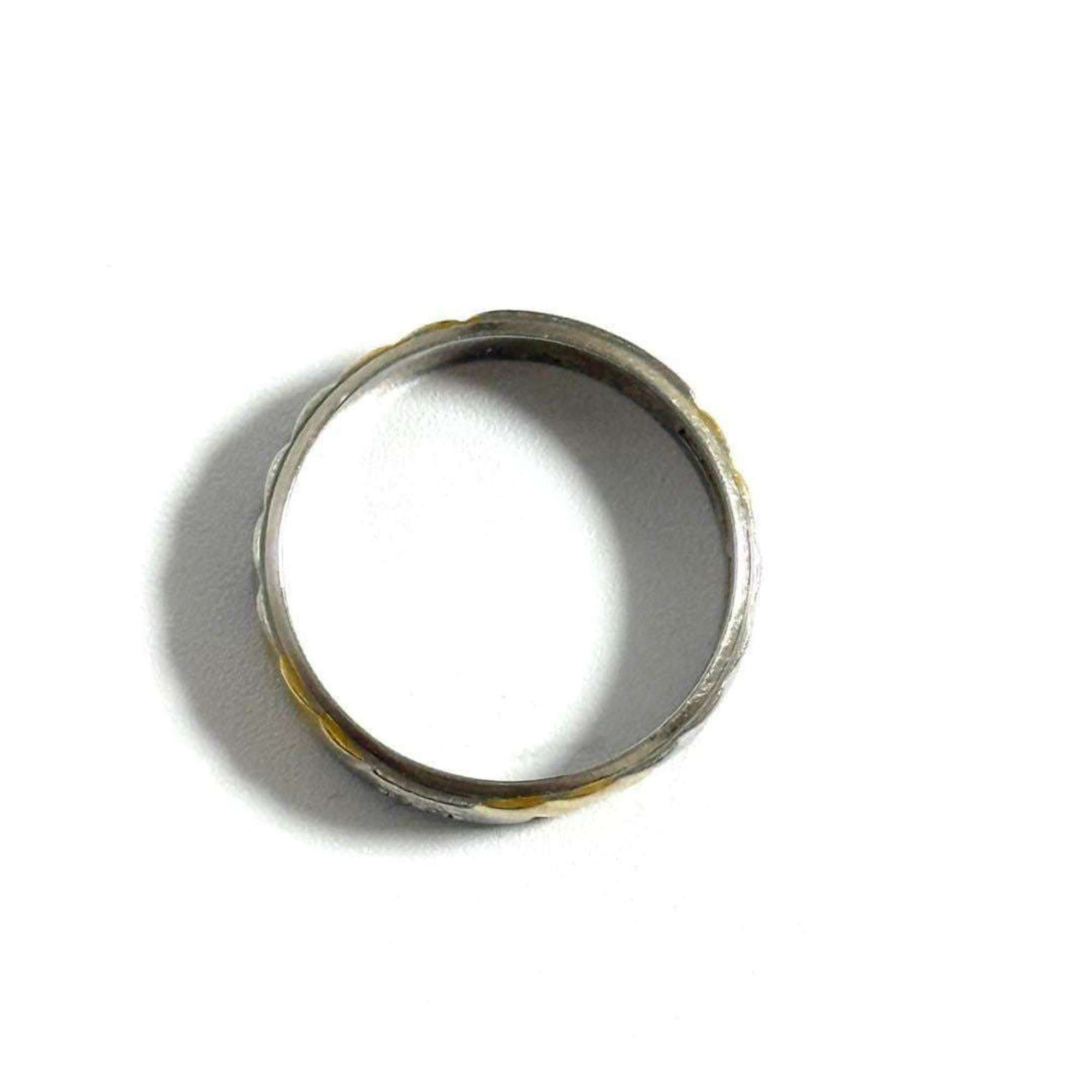 Celine Celine Men's Women's Triomphe Ring Platinum Size ONE SIZE - 6 Thumbnail