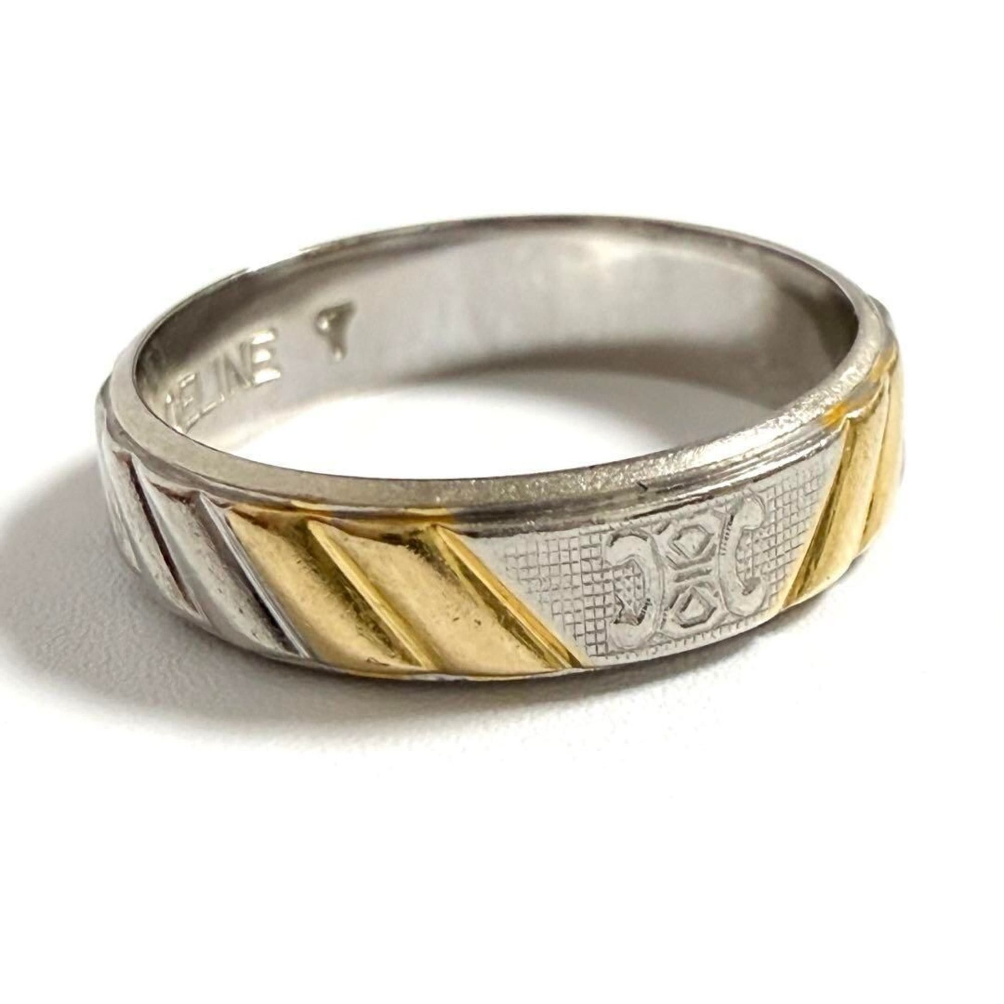 Celine Celine Men's Women's Triomphe Ring Platinum Size ONE SIZE - 5 Thumbnail