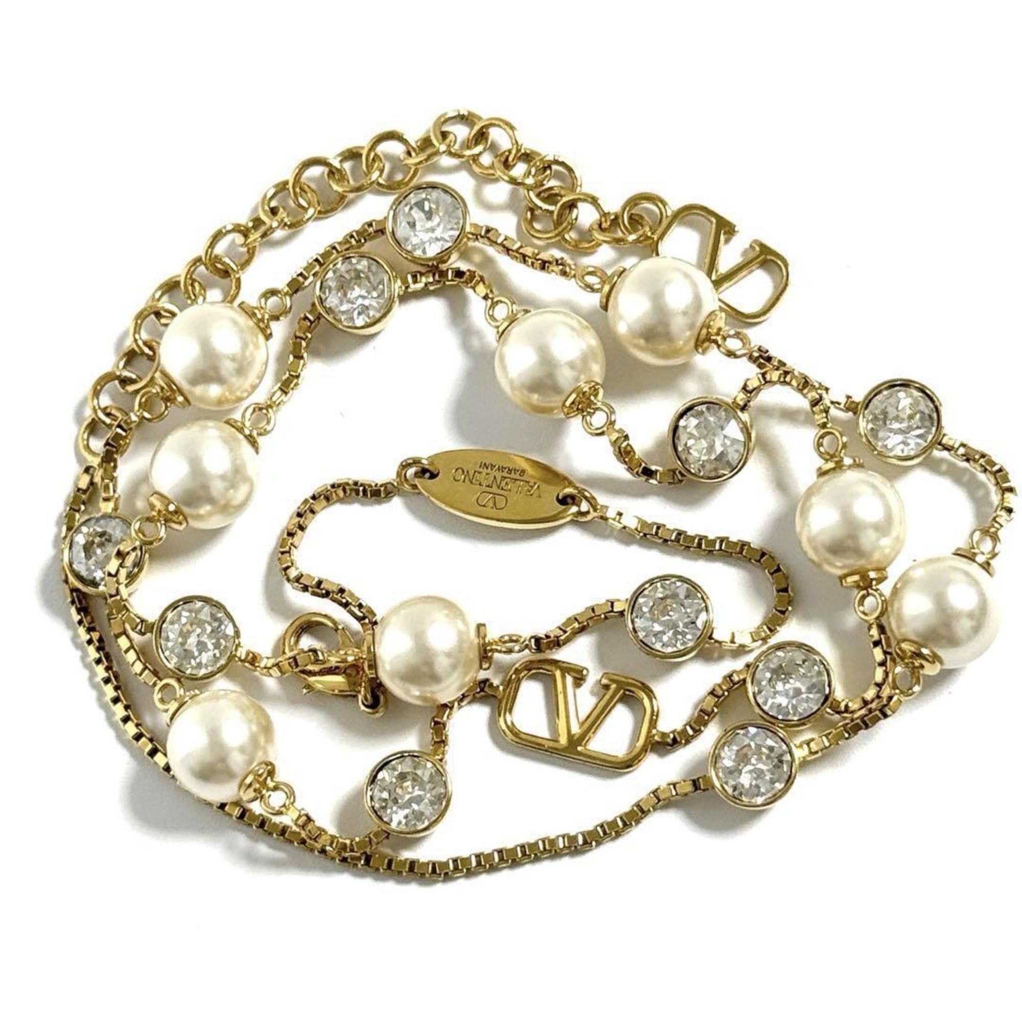 Valentino Valentino Women's Station V Logo Necklace Size ONE SIZE - 3 Thumbnail