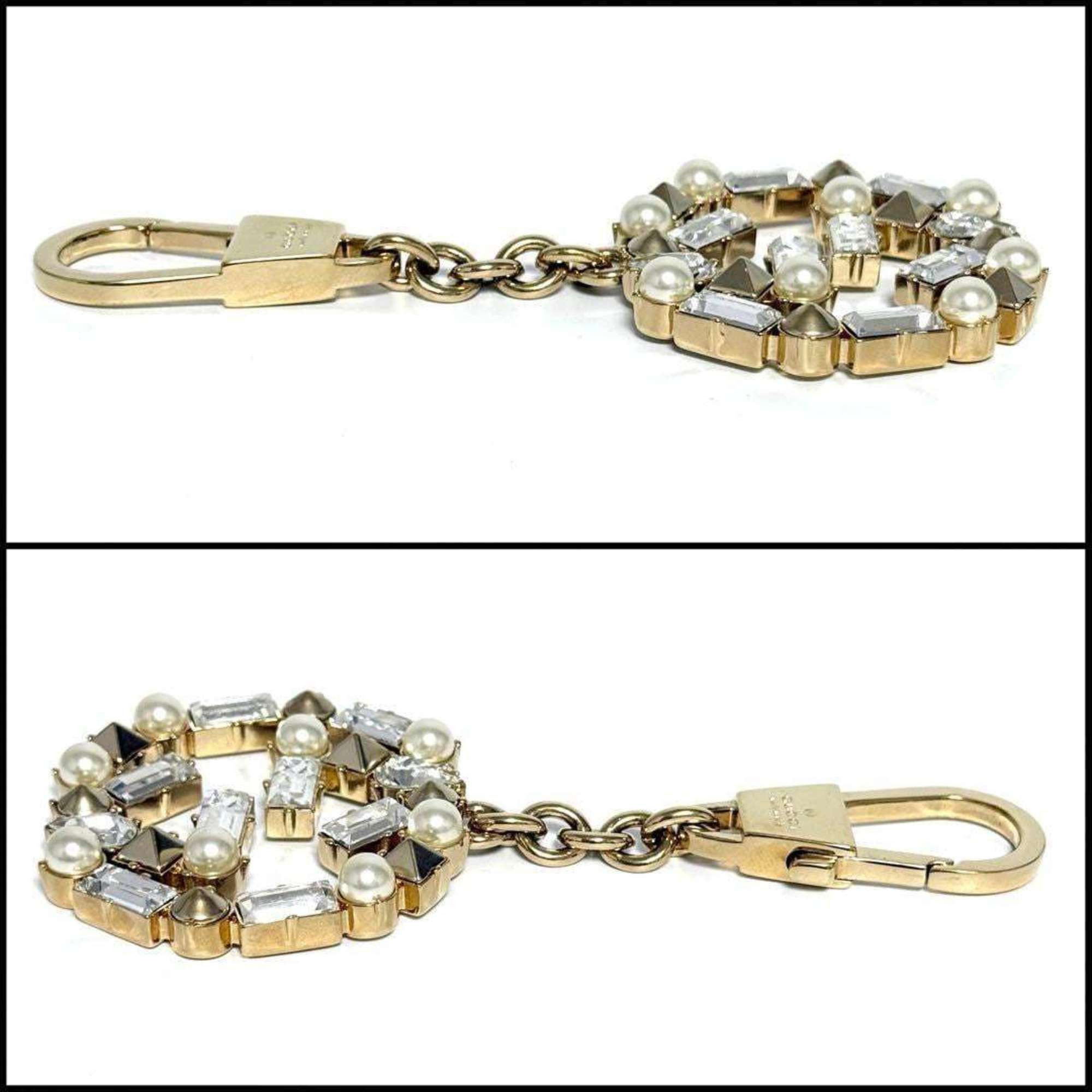 Gucci Gucci Women's Bag Charm Double G Jewel Keychain Size ONE SIZE - 3 Thumbnail