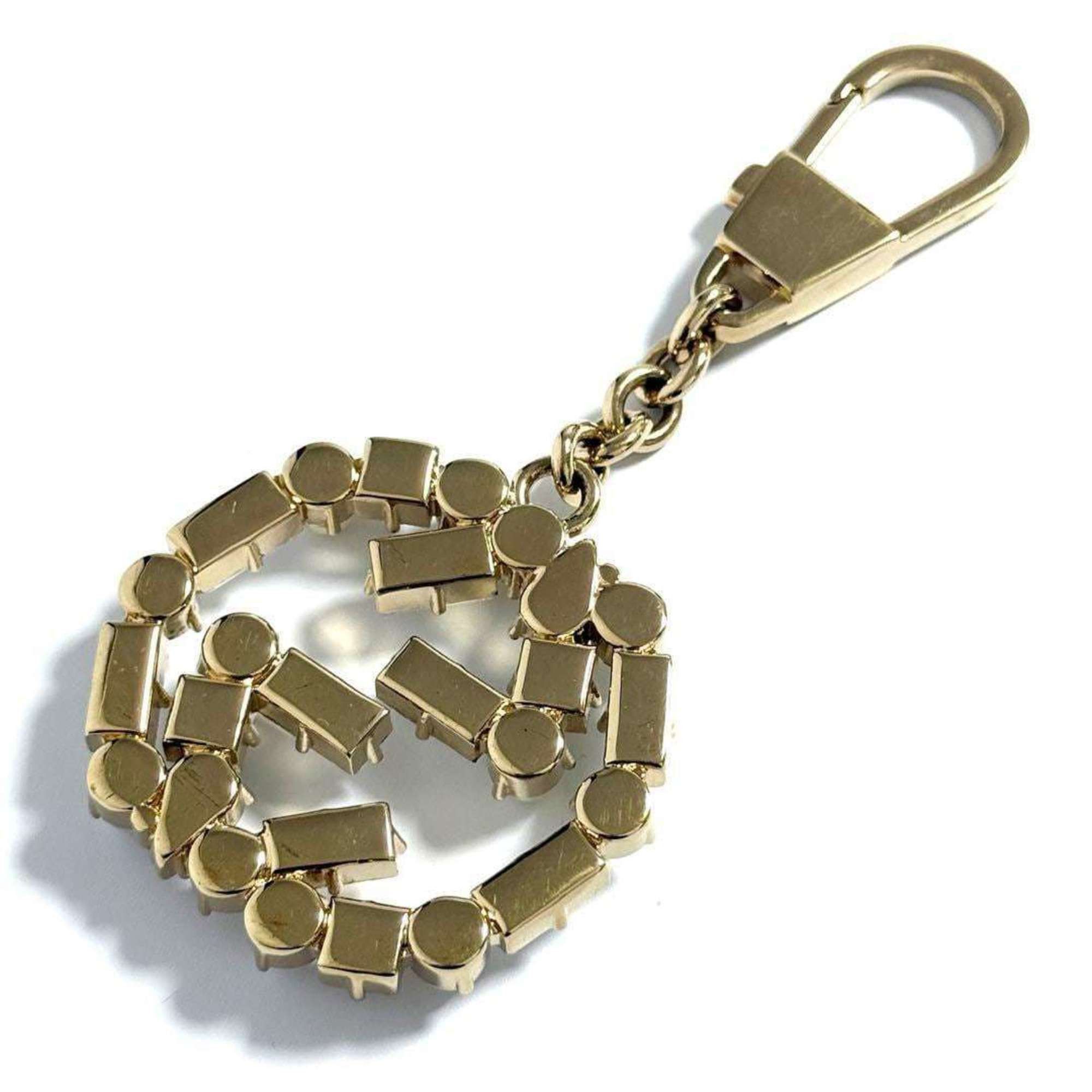 Gucci Gucci Women's Bag Charm Double G Jewel Keychain Size ONE SIZE - 2 Thumbnail