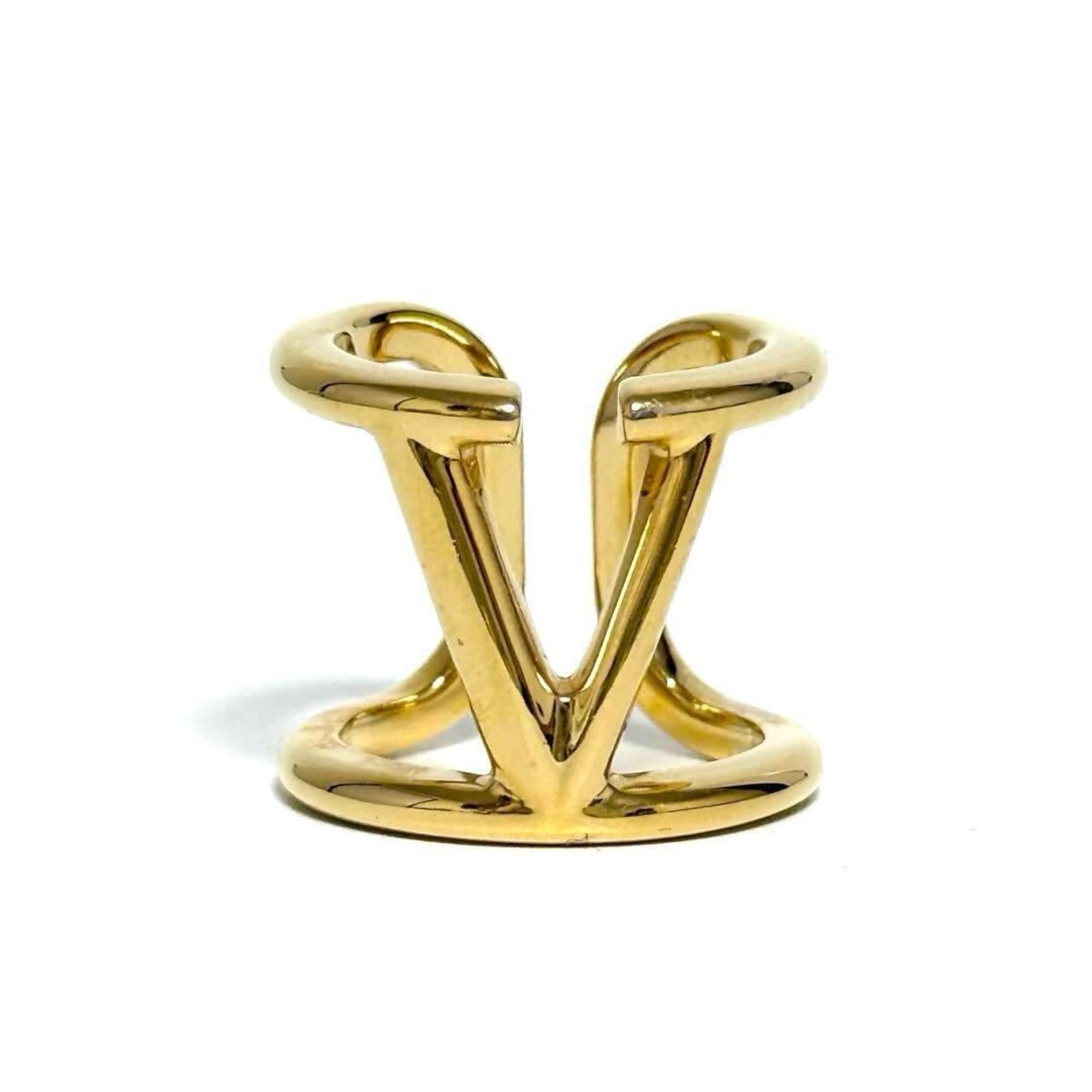 Valentino Valentino Women's V Logo Signature Metal Ring Size ONE SIZE - 2 Thumbnail