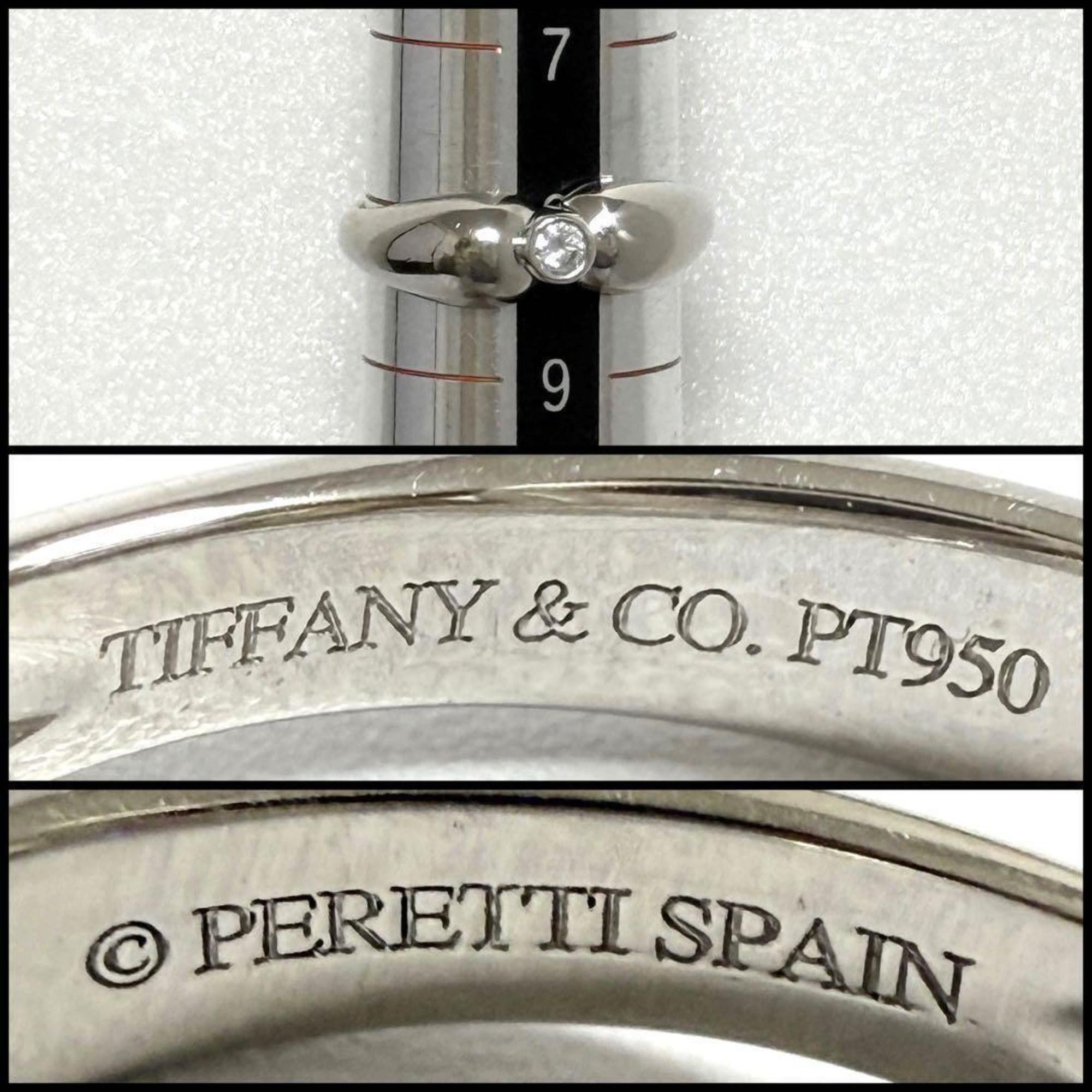 Tiffany & Co. Tiffany double teardrop ring platinum diamond Size ONE SIZE - 8 Thumbnail