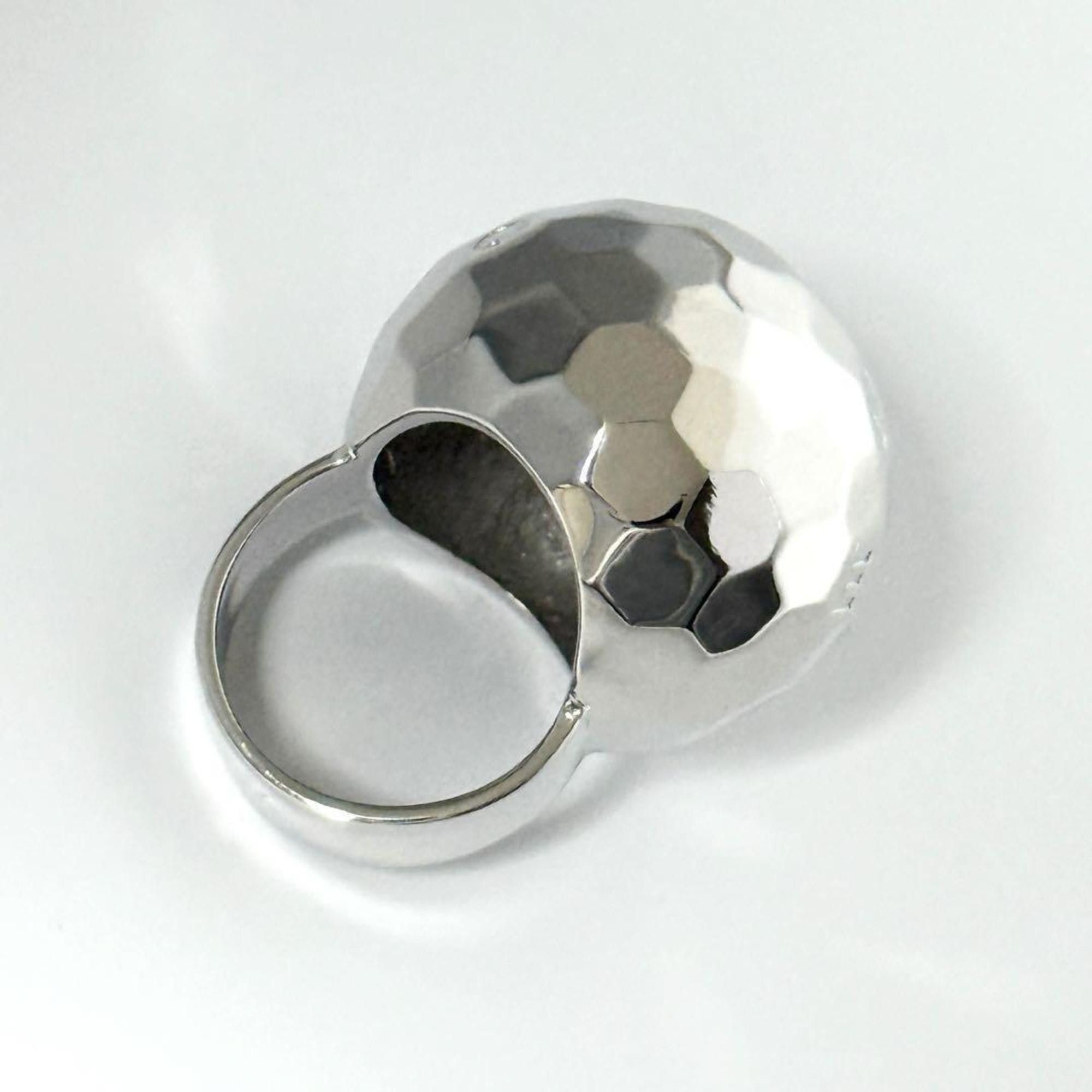 Chanel Chanel Women's Mirror Ball Ring, Silver Size ONE SIZE - 7 Thumbnail