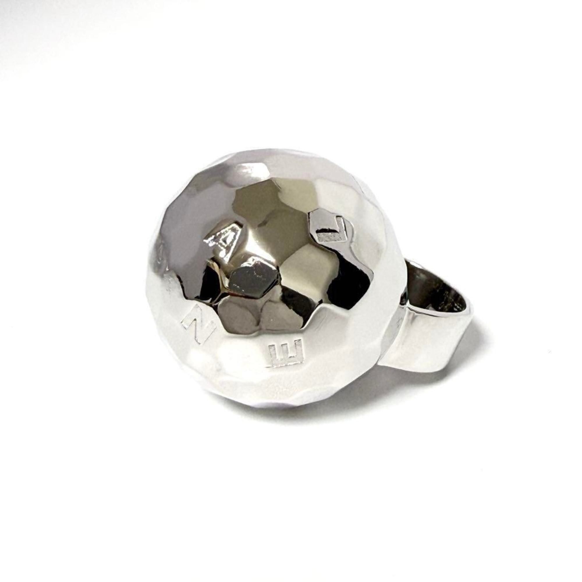 Chanel Chanel Women's Mirror Ball Ring, Silver Size ONE SIZE - 2 Thumbnail