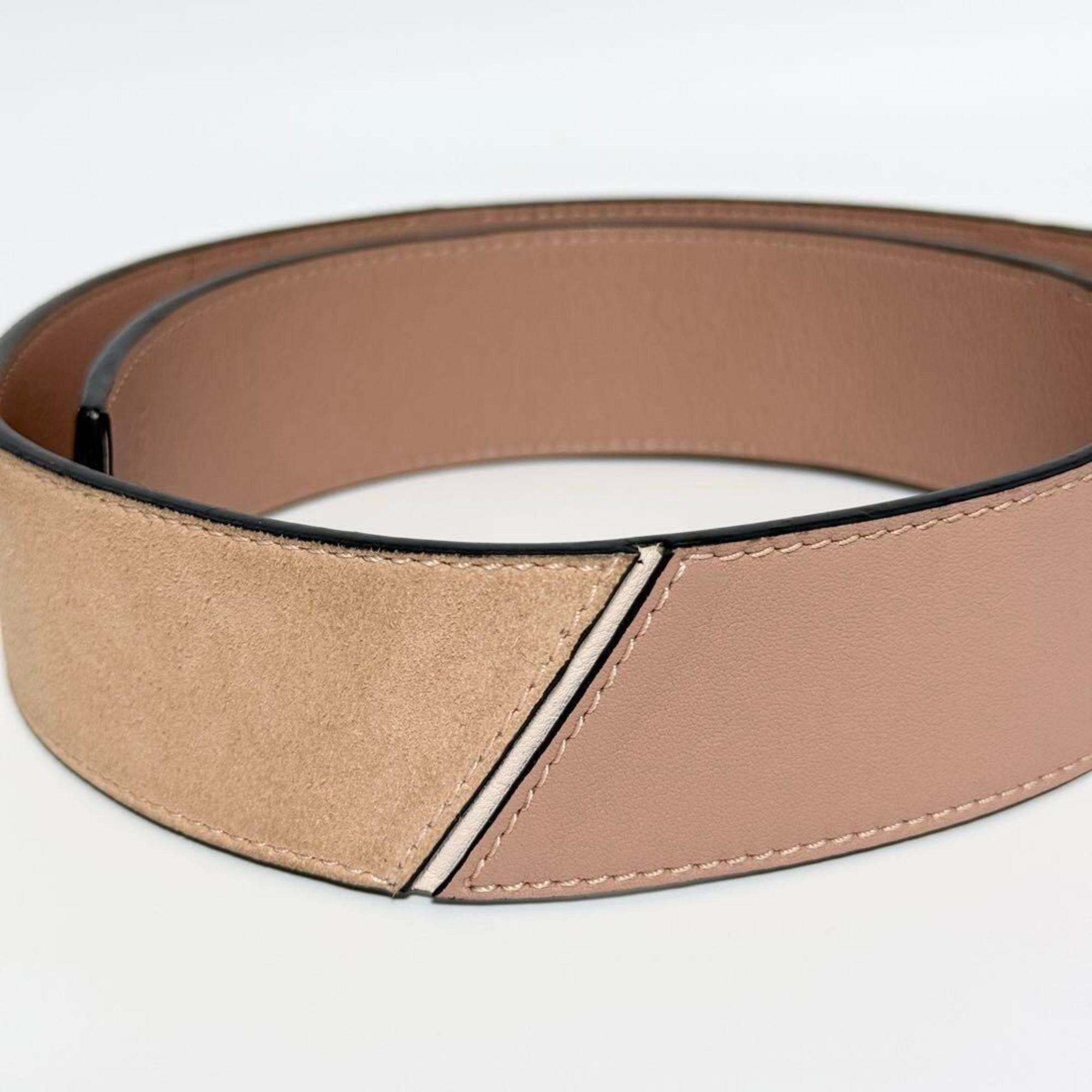Loewe Loewe Women's Puzzle Shoulder Strap in Pink Leather Size ONE SIZE - 3 Thumbnail