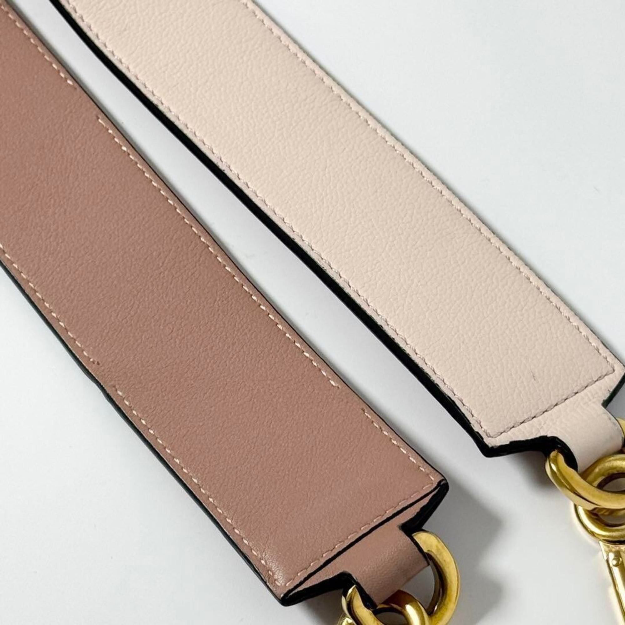 Loewe Loewe Women's Puzzle Shoulder Strap in Pink Leather Size ONE SIZE - 5 Thumbnail