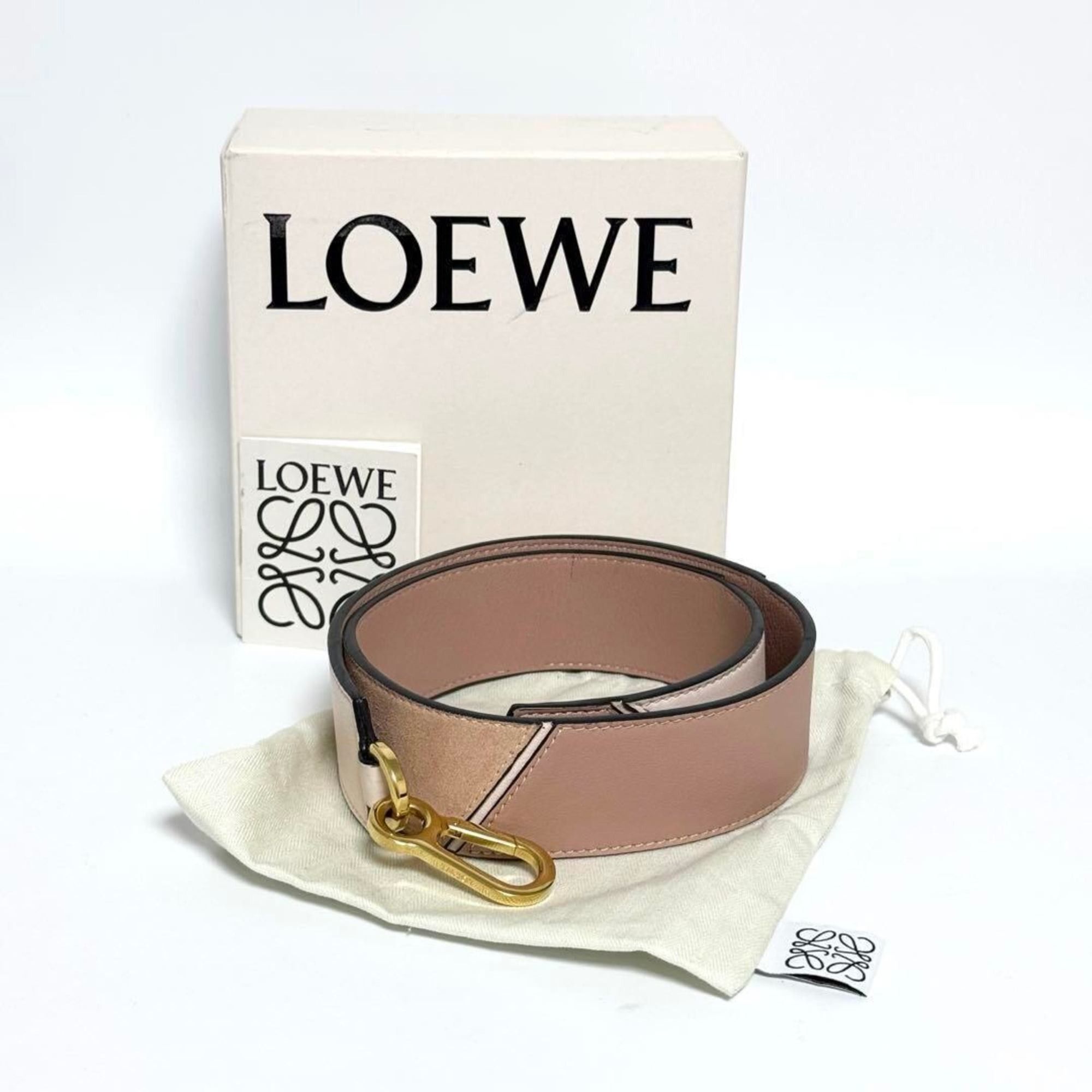 Loewe Loewe Women's Puzzle Shoulder Strap in Pink Leather Size ONE SIZE - 10 Thumbnail