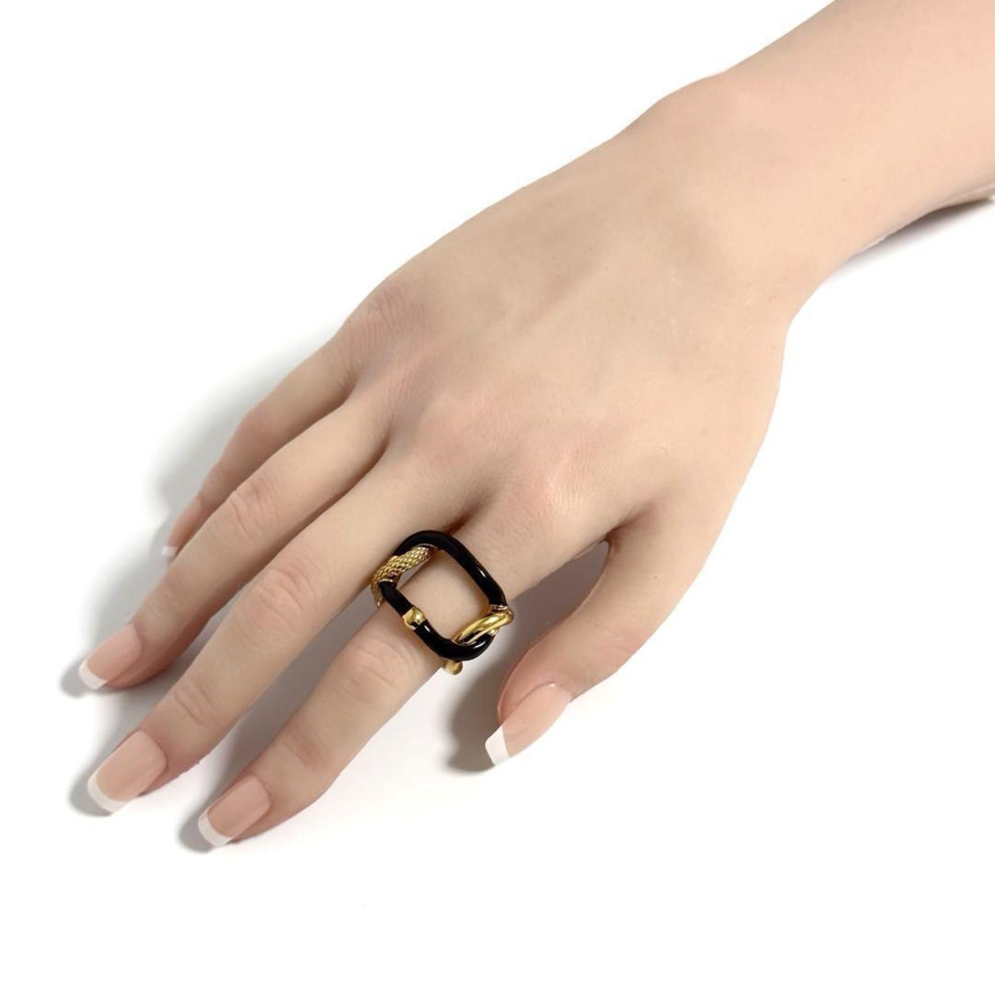 Bottega Veneta Bottega Veneta Men's Intrecciato Chain Ring Size ONE SIZE - 9 Thumbnail