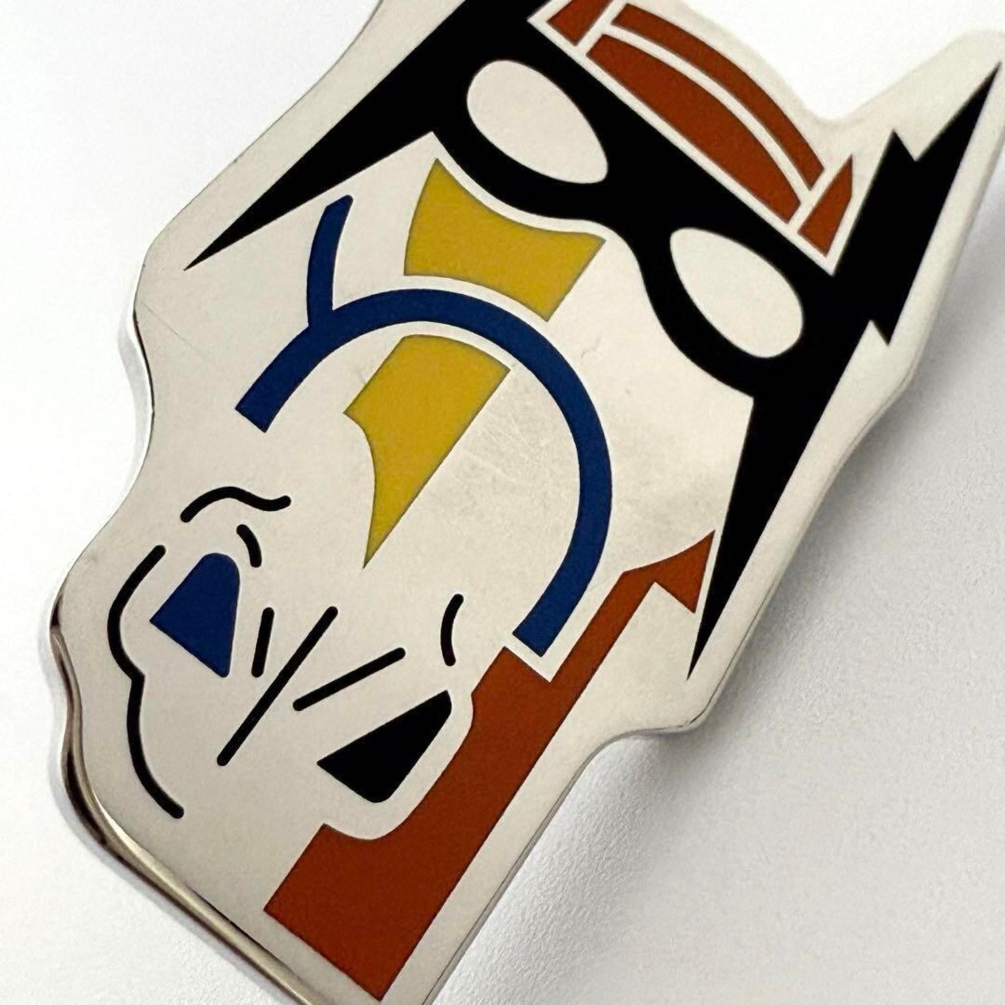 Hermes Hermes Men's Pin Badge Brooch Cheval Maske Size ONE SIZE - 3 Thumbnail