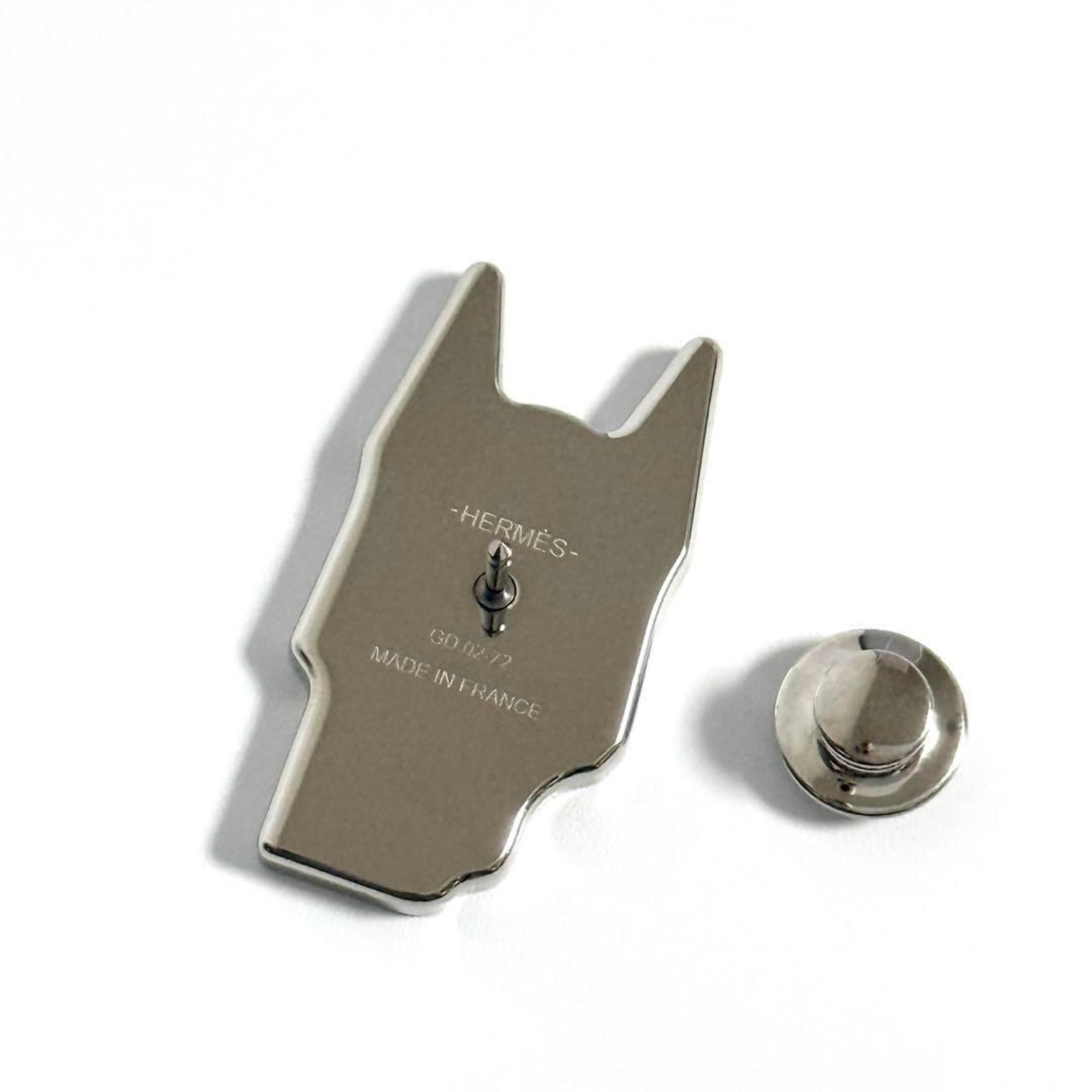 Hermes Hermes Men's Pin Badge Brooch Cheval Maske Size ONE SIZE - 2 Thumbnail