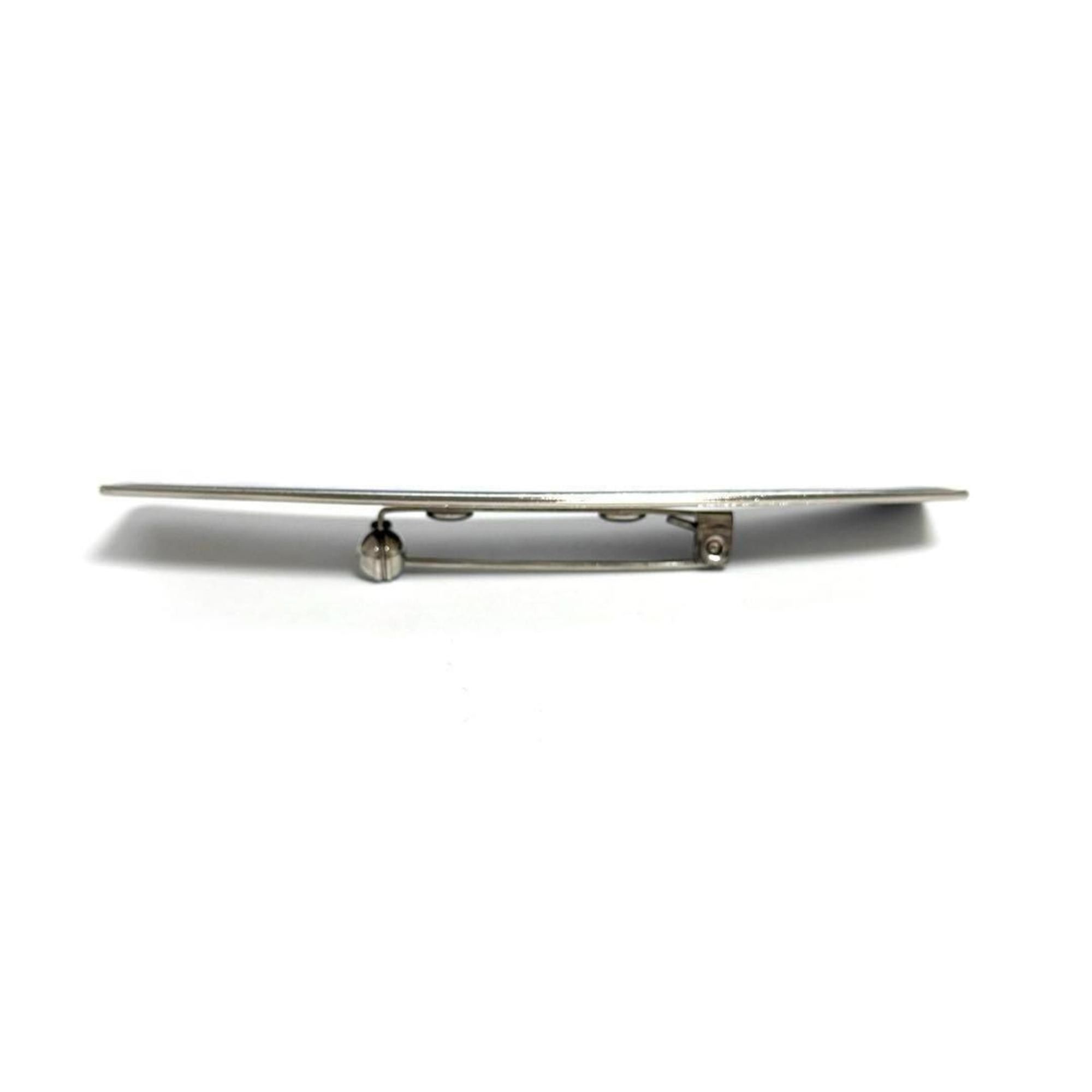 Celine Celine Men's Women's Brooch Pin Badge Logo Blue Size ONE SIZE - 5 Thumbnail