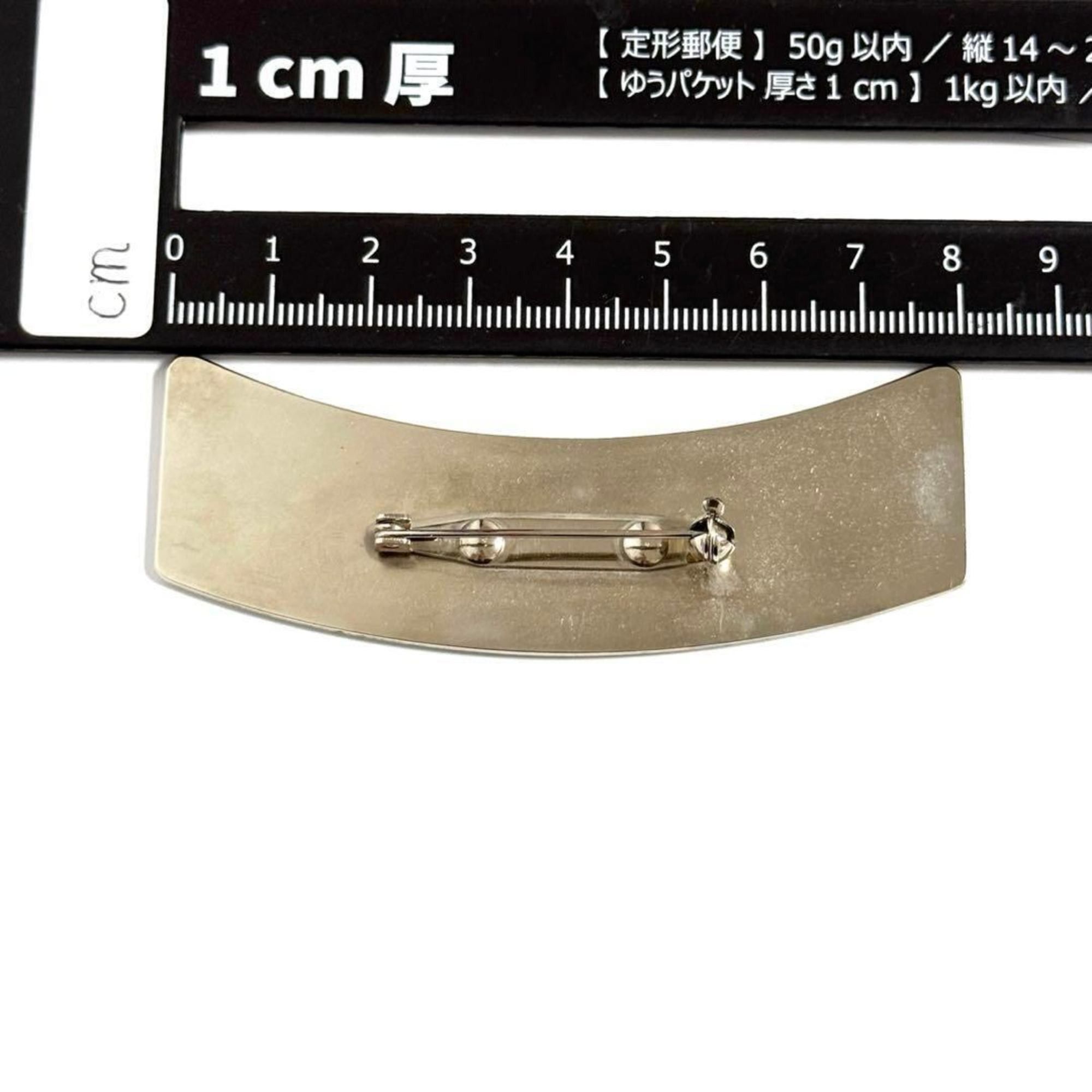 Celine Celine Men's Women's Brooch Pin Badge Logo Blue Size ONE SIZE - 8 Thumbnail