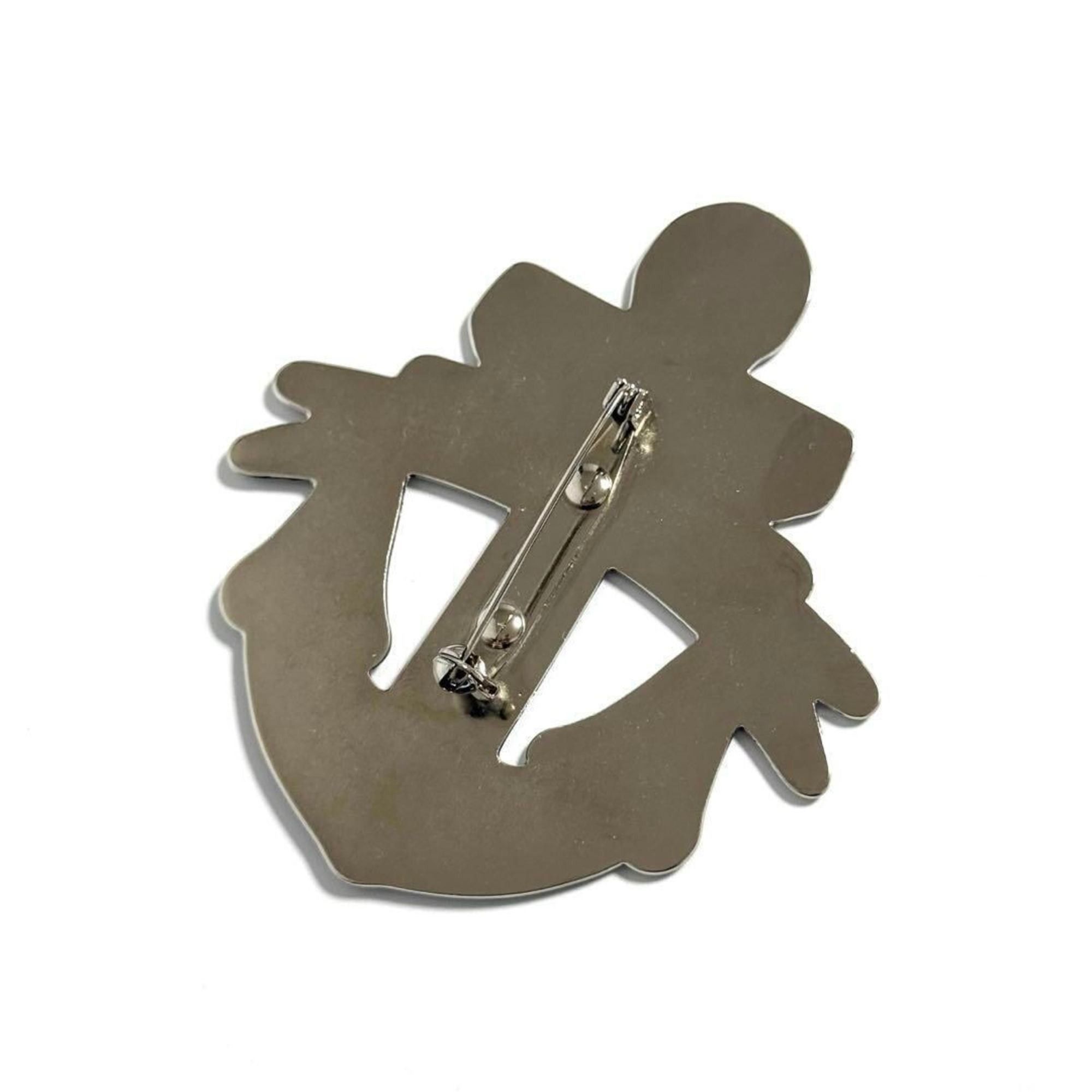 Celine Celine Men's Women's Brooch Badge Anchor Marine Blue Size ONE SIZE - 2 Thumbnail