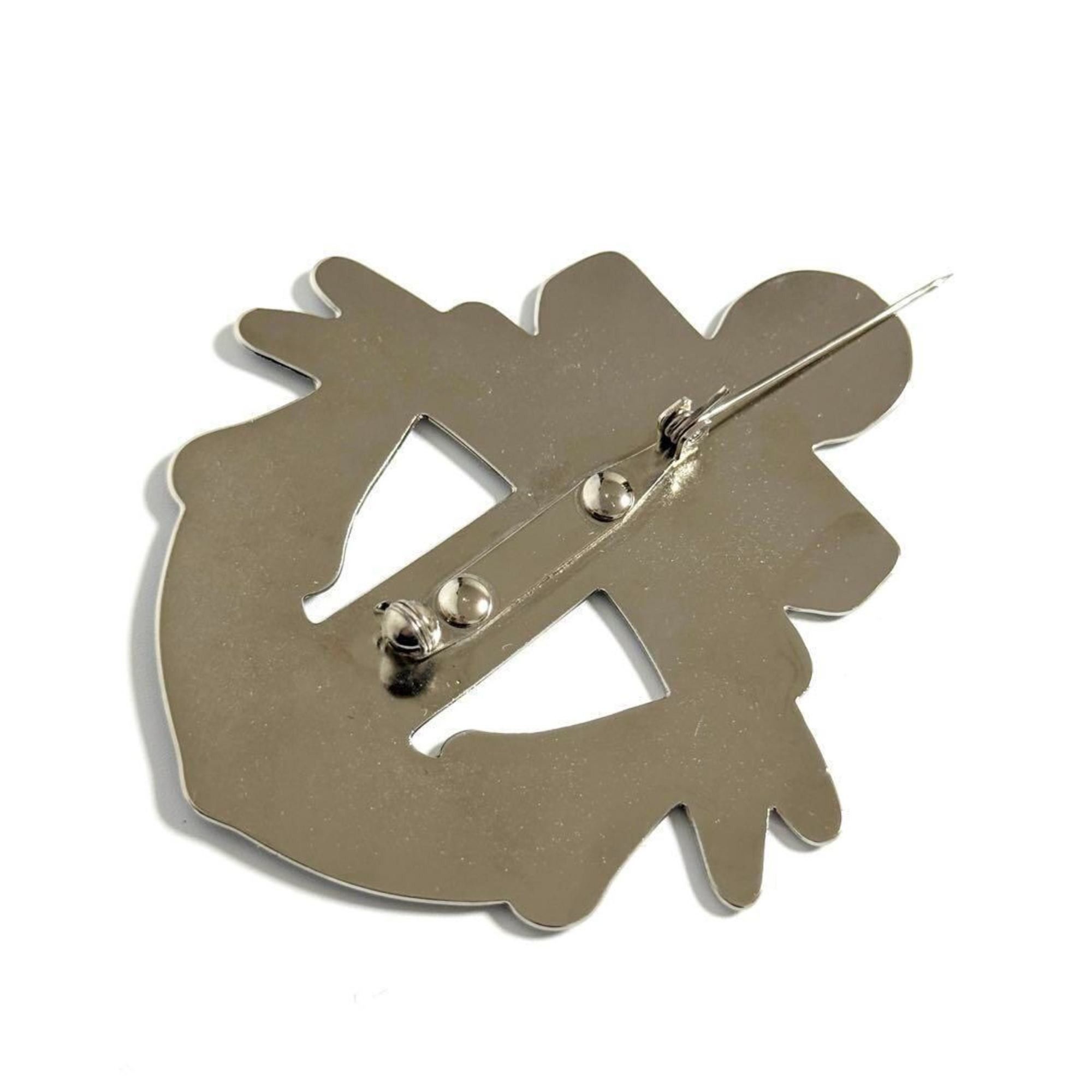 Celine Celine Men's Women's Brooch Badge Anchor Marine Blue Size ONE SIZE - 8 Thumbnail