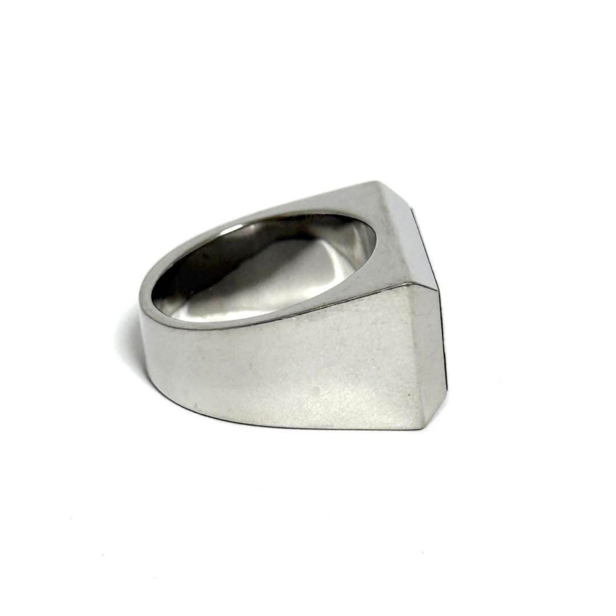 Dolce & Gabbana Dolce & Gabbana Men's Signet Logo Ring Size ONE SIZE - 3 Thumbnail