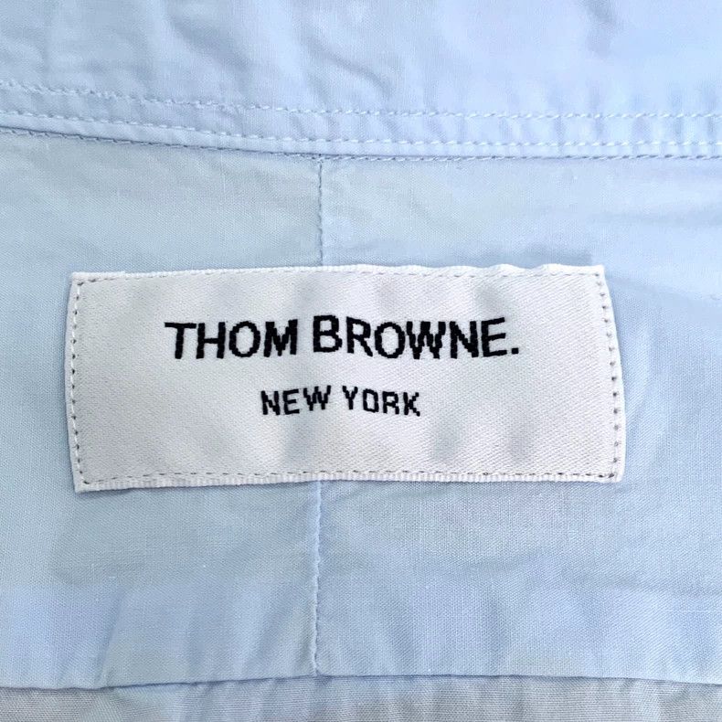 Thom Browne Thom Browne Long Sleeve Shirt in Misty Blue - dmc Size US L / EU 52-54 / 3 - 7 Thumbnail