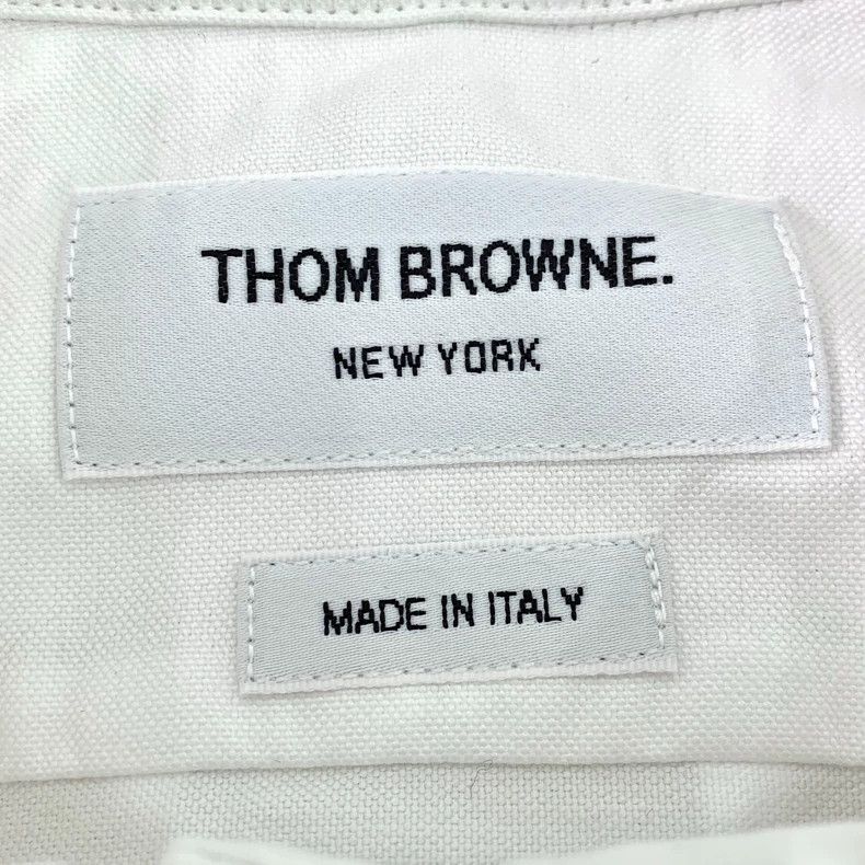 Thom Browne Thom Browne White Long Sleeve Shirt - dmc Size US S / EU 44-46 / 1 - 6 Thumbnail