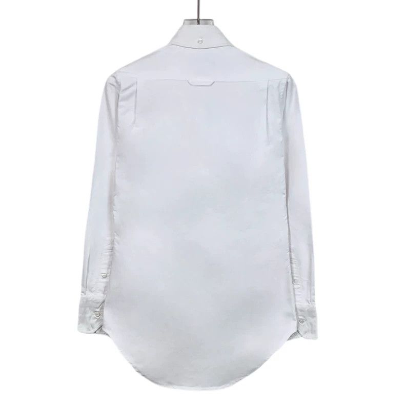 Thom Browne Thom Browne White Long Sleeve Shirt - dmc Size US S / EU 44-46 / 1 - 2 Thumbnail