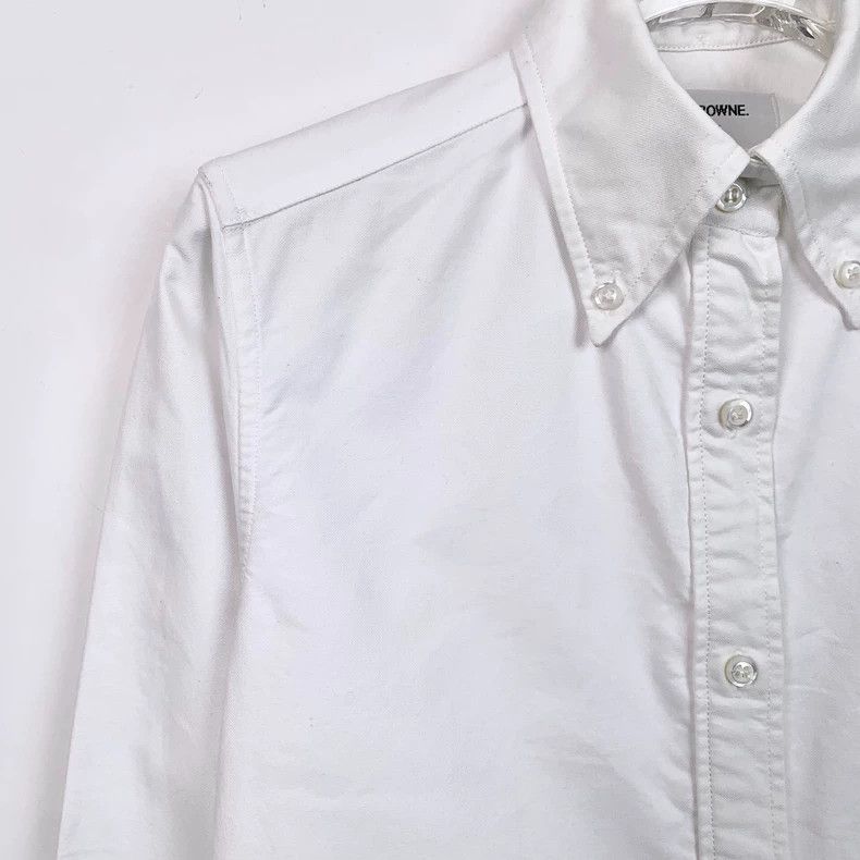 Thom Browne Thom Browne White Long Sleeve Shirt - dmc Size US S / EU 44-46 / 1 - 3 Thumbnail