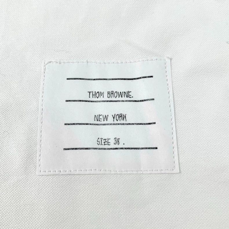 Thom Browne Thom Browne White Long Sleeve Shirt - dmc Size US S / EU 44-46 / 1 - 5 Thumbnail