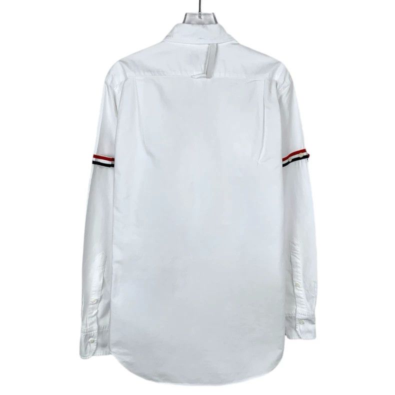 Thom Browne Thom Browne Classic Long Sleeve White Shirt - dmc Size US S / EU 44-46 / 1 - 2 Thumbnail