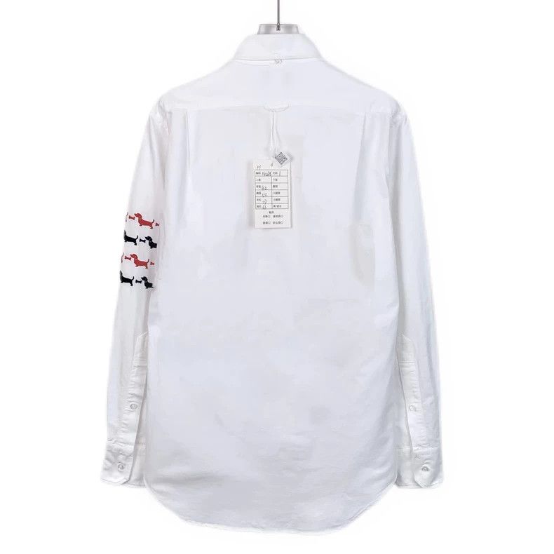 Thom Browne Thom Browne White Long Sleeve Oxford Shirt - dmc Size US S / EU 44-46 / 1 - 2 Thumbnail