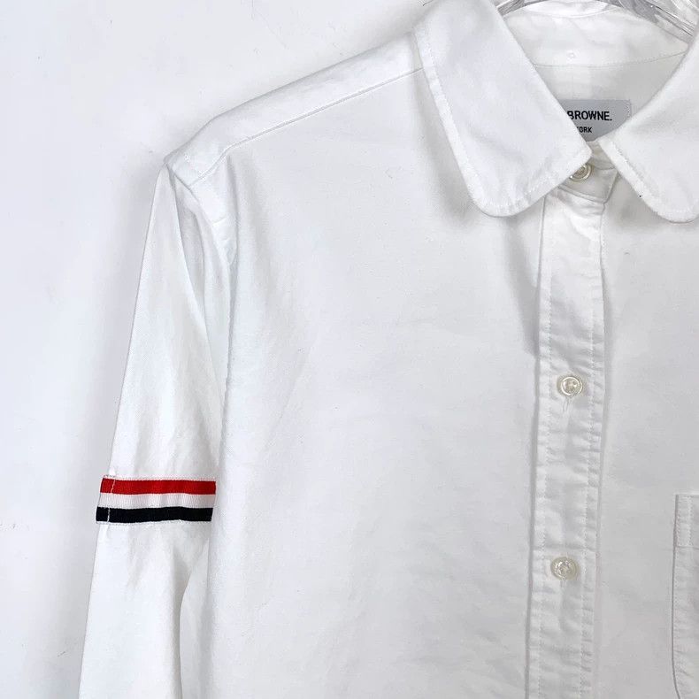 Thom Browne Thom Browne Long Sleeve Classic Cotton Shirt - dmc Size US S / EU 44-46 / 1 - 3 Thumbnail