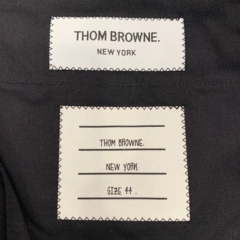 Thom Browne Thom Browne Dark Gray Wool Casual Pants - dmc Size US 31 - 5 Thumbnail