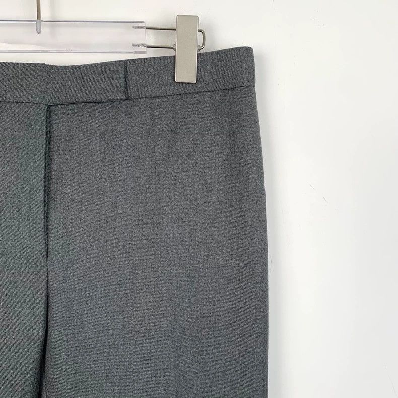 Thom Browne Thom Browne Dark Gray Wool Casual Pants - dmc Size US 31 - 3 Thumbnail