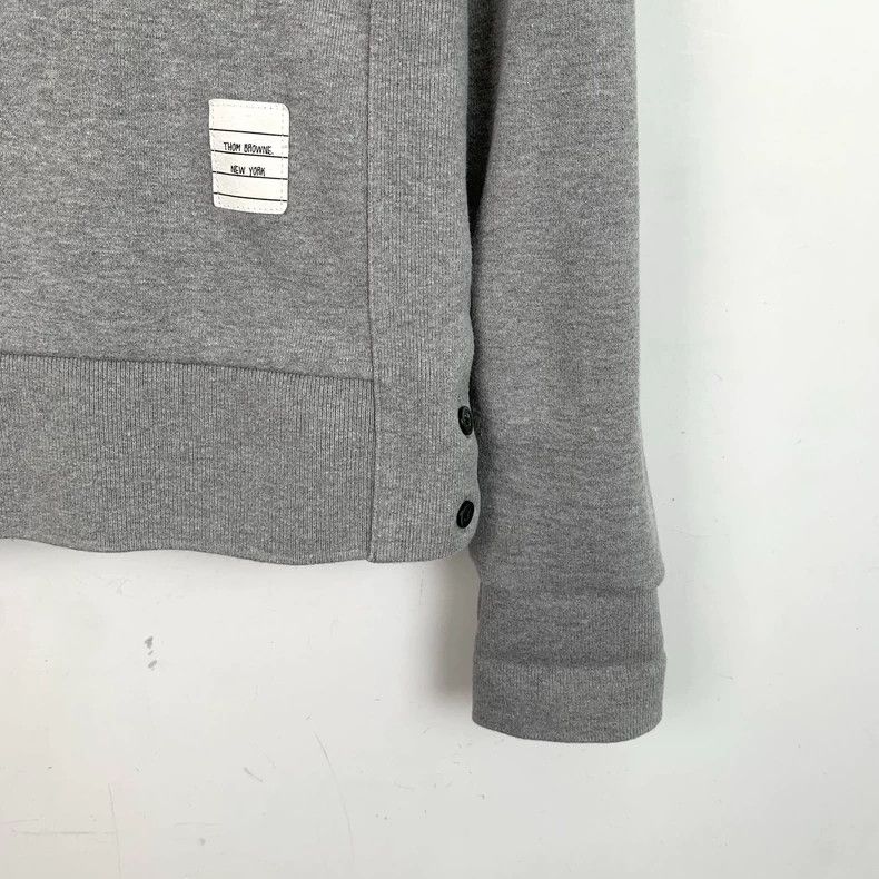 Thom Browne Thom Browne Gray Long Sleeve Sweatshirt - dmc Size US M / EU 48-50 / 2 - 4 Thumbnail