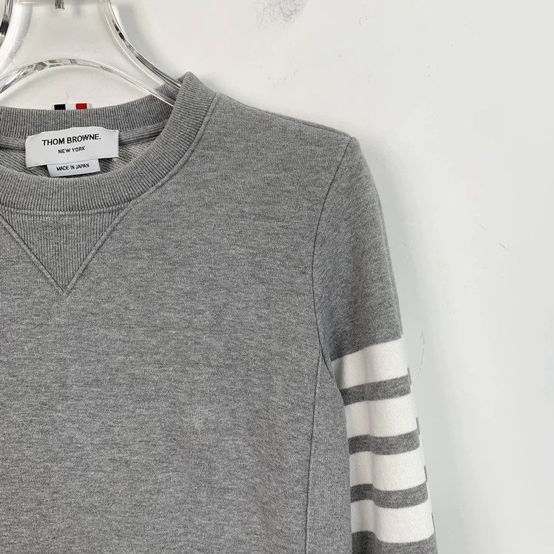 Thom Browne Thom Browne Gray Long Sleeve Sweatshirt - dmc Size US M / EU 48-50 / 2 - 3 Thumbnail