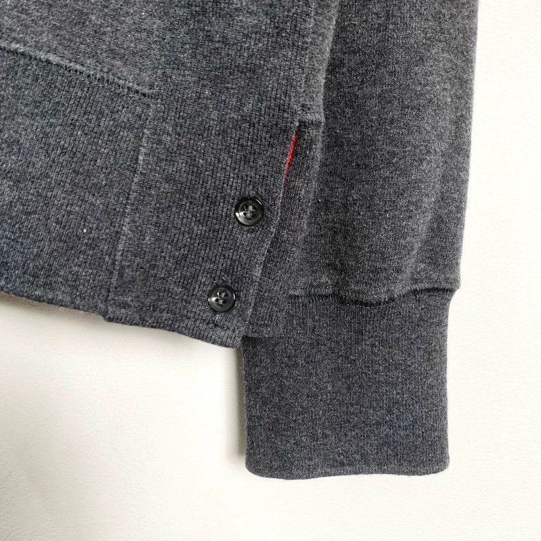 Thom Browne Thom Browne Classic Long Sleeve Sweatshirt Gray - dmc Size US S / EU 44-46 / 1 - 4 Thumbnail