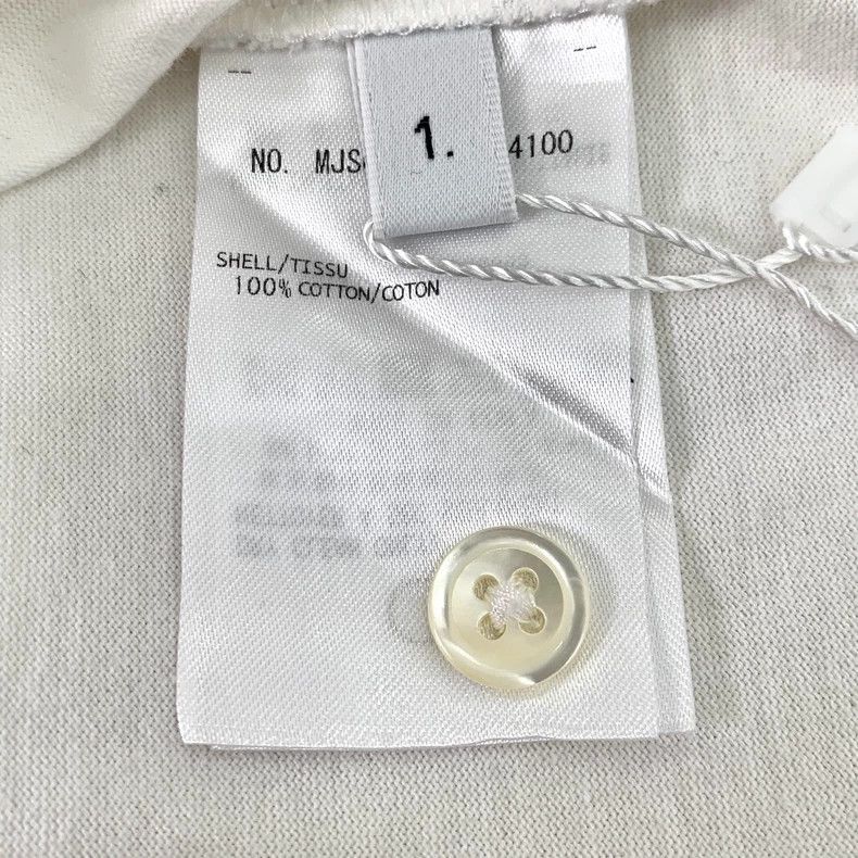 Thom Browne Thom Browne White Cotton Short Sleeve T-Shirt - dmc Size US S / EU 44-46 / 1 - 7 Thumbnail