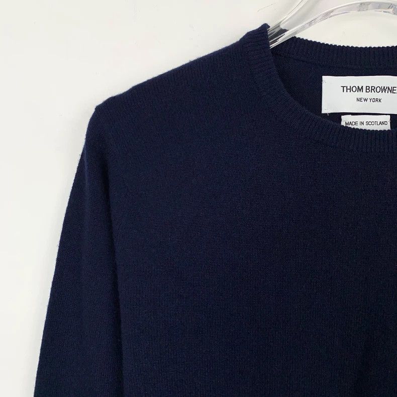 Thom Browne Thom Browne Classic Navy Pullover Sweater - dmc Size US S / EU 44-46 / 1 - 3 Thumbnail