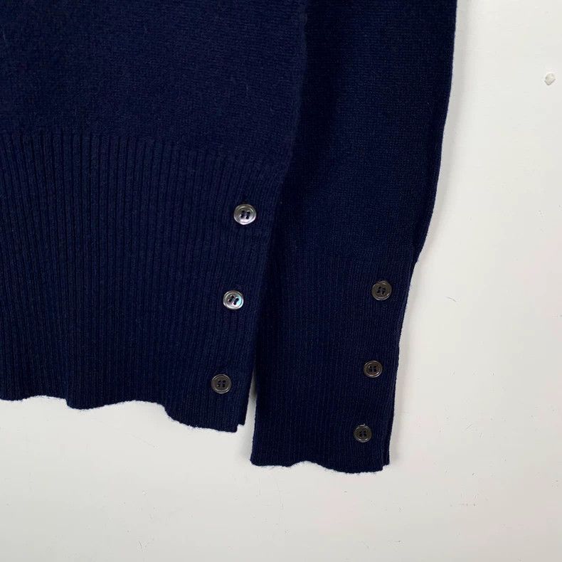 Thom Browne Thom Browne Classic Navy Pullover Sweater - dmc Size US S / EU 44-46 / 1 - 5 Thumbnail