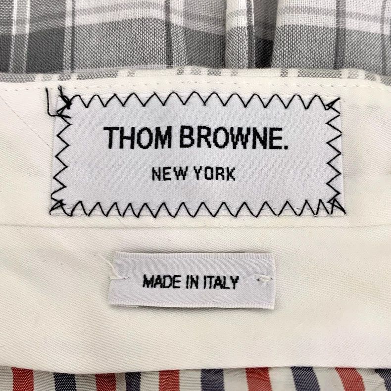 Thom Browne Thom Browne Plaid Pleated Cotton Skirt - dmc Size US 31 - 5 Thumbnail