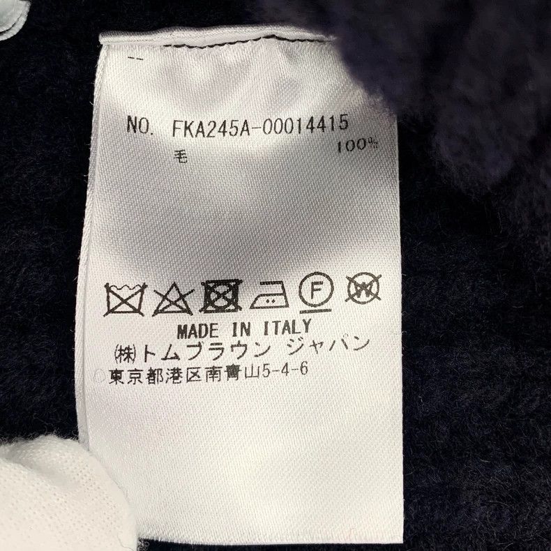 Thom Browne Thom Browne Navy Knit Long Sleeve Sweater - dmc Size US M / EU 48-50 / 2 - 6 Thumbnail