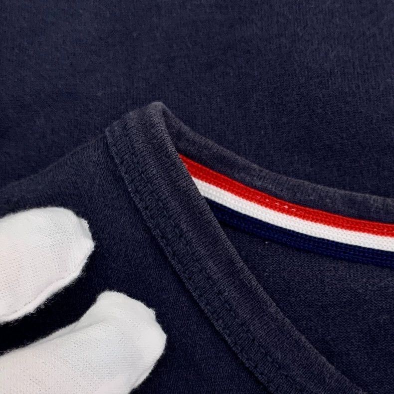 Thom Browne Thom Browne Navy Striped Cotton T-Shirt - dmc Size US L / EU 52-54 / 3 - 9 Thumbnail